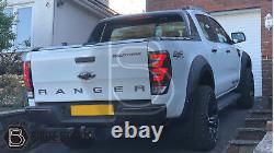 Ford Ranger 2015-18 Wide Body Arches Roue Fender Flares T7