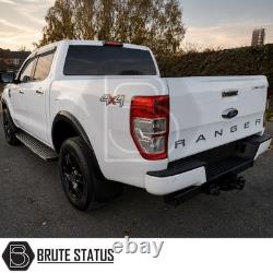 Ford Ranger 2015-2022 T7 T8 Kit d'élargissement d'ailes style slim noir brillant