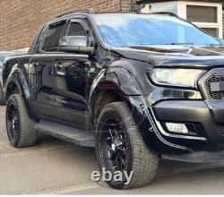 Ford Ranger 2016-19 Kit d'élargisseurs d'ailes Wide Body noirs brillants T7