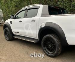 Ford Ranger T8 18-21 Wildtrak Large Wheel Arch Fenders With Sensor Holes<br/>
<br/> 
Ford Ranger T8 18-21 Wildtrak Grandes passages de roue avec trous pour capteurs