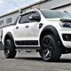 Ford Ranger T8 Mat Noir Conception Lisse Ailes De Garde-boue Élargies (subtiles)