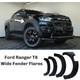 Ford Ranger T8 &eacute;largisseurs D&rsquo;ailes Larges Noir Mat Arches De Roues Raptor 2018-2021