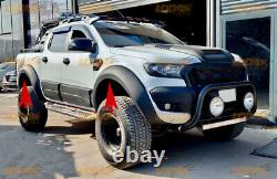Ford Ranger Wide Wheel Arch Extensions Fender Flares Jumbo 2015 2022 T6 T7 T8