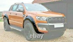 Gloss Black Raptor Look Wide Arch Kit S'adapte À Ford Ranger T7 2016-2019