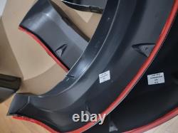 Jeu d'élargisseurs d'ailes noirs larges pour Mitsubishi L200 Triton 15-18 finition mate