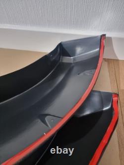 Jeu d'élargisseurs d'ailes noirs larges pour Mitsubishi L200 Triton 15-18 finition mate