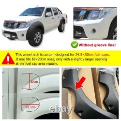 Jeu d’élargisseurs d’ailes pour Nissan Navara D40 2011-2014 Double cabine Pick-up