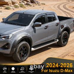 Kit carrosserie d'élargisseurs d'ailes larges gris pour Isuzu D-Max 2024+ V-Cross DL40 accessoires