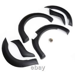 Kit carrosserie de 6 élargisseurs d’ailes noirs à roues larges pour Ford Ranger T7 2016-2018