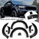 Kit Carrosserie De 6 &eacute;largisseurs D'ailes Noirs Larges Pour Ford Ranger T8 2019-2022