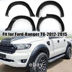 Kit carrosserie noir à 6 élargisseurs d’ailes larges pour Ford Ranger T6 2012-15 UK