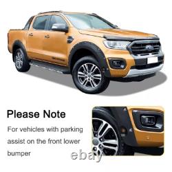 Kit d'Arches de Roue Large Style Riveté pour Ford Ranger T8 2019-2022 ASSISTANCE AU STATIONNEMENT