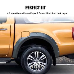 Kit d'Arches de Roue Large Style Riveté pour Ford Ranger T8 2019-2022 ASSISTANCE AU STATIONNEMENT