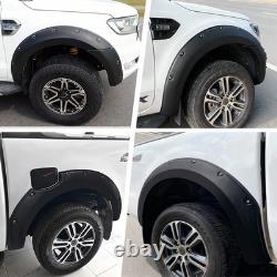 Kit d'Arches de Roues Larges avec Déflecteur de Capot pour Ford Ranger T7 T8 2015-2022 Pickup