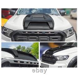Kit d'Arches de Roues Larges avec Déflecteur de Capot pour Ford Ranger T7 T8 2015-2022 Pickup