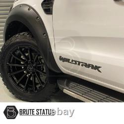 Kit d’arches élargies Ford Ranger 2019-2022 (style riveté) et élargisseurs de voie de 50 mm T8