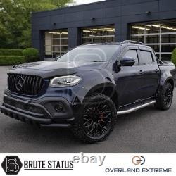 Kit d'élargissement d'ailes Mercedes X-Class 2017-2020 (Overland Extreme) noir brillant