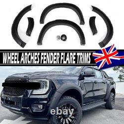 Kit d'élargissement d'ailes de style riveté pour Ford Ranger T9 2023+ avec arches de roues de carrosserie large
