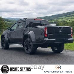 Kit d'élargissement d'ailes lisses noir brillant pour Mercedes X-Class (Overland Extreme)