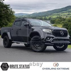 Kit d'élargissement d'ailes lisses noir brillant pour Mercedes X-Class (Overland Extreme)