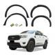 Kit D'élargissement D'arches De Roues Noires Mates Pour Ford Ranger T7 2015-2018 Look Slim