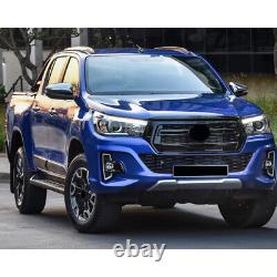 Kit d'élargisseurs d'aile de carrosserie large noir pour Toyota Hilux Revo 2015-2019