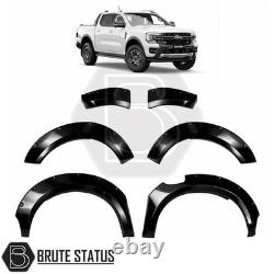 Kit d'élargisseurs d'ailes Ford Ranger T9 2023+ (style riveté) noir brillant