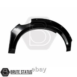 Kit d'élargisseurs d'ailes Ford Ranger T9 2023+ (style riveté) noir brillant