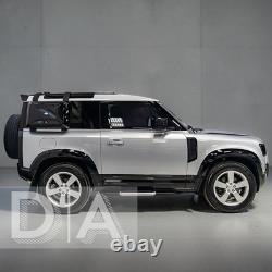 Kit d'élargisseurs d'ailes Wide Body noir brillant pour Land Rover Defender 90 L663 20+