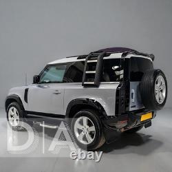 Kit d'élargisseurs d'ailes Wide Body noir brillant pour Land Rover Defender 90 L663 20+