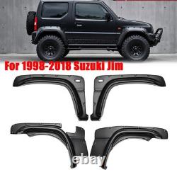 Kit d'élargisseurs d'ailes à carrosserie large avec extensions de passages de roue pour Suzuki Jimny 1998-2018