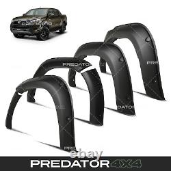 Kit d'élargisseurs d'ailes de carrosserie large en noir mat pour Toyota Hilux Mk9 2021+