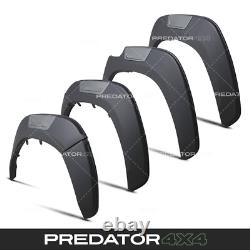 Kit d'élargisseurs d'ailes de carrosserie large en style Gr Noir pour Toyota Hilux Mk9 21+