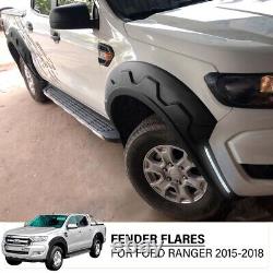 Kit d'élargisseurs d'ailes de carrosserie large pour Ford Ranger 2015-2018 T7 Double Cab