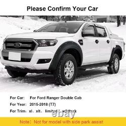 Kit d'élargisseurs d'ailes de roues de 4 mm pour Ford Ranger 2015-2018 T7 Xlt Limited