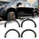 Kit D'&eacute;largisseurs D'ailes Larges Noir Mat Pour Ford Ranger Wildtrak 2019-2022