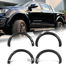 Kit d'élargisseurs d'ailes larges noir mat pour Ford Ranger Wildtrak 2019-2022