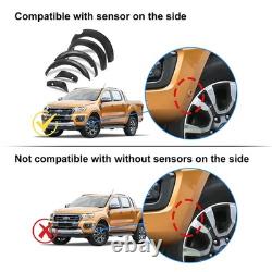 Kit d'élargisseurs d'ailes larges noir mat pour Ford Ranger Wildtrak 2019-2022