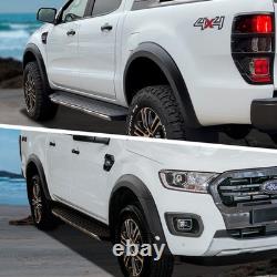 Kit d'élargisseurs d'ailes larges noir mat pour Ford Ranger Wildtrak 2019-2022
