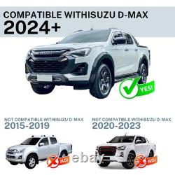 Kit d'élargisseurs d'ailes larges pour arches de roues noir mat pour Isuzu D-Max 2024-2026 Pickup