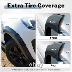 Kit d'élargisseurs d'ailes larges pour arches de roues noir mat pour Isuzu D-Max 2024-2026 Pickup