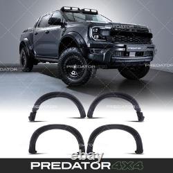 Kit d'élargisseurs d'ailes mates à large jante noire pour Ford Ranger Raptor T9 2023+