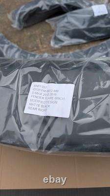 Kit d'élargisseurs d'ailes noirs mats larges de 60 mm pour Isuzu D-Max 2012-2015