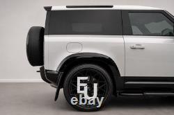 Kit d'élargisseurs d'ailes pour Land Rover Defender 90 L663 2020+ noir brillant large carrosserie
