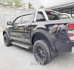 Kit d'élargisseurs d'ailes pour carrosserie large et arches de roues étendues compatible avec Ford Ranger T7 2016-2019