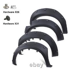 Kit d'extensions d'arceaux de roues larges noir pour Toyota Hilux Vigo 2005-2014 MK7