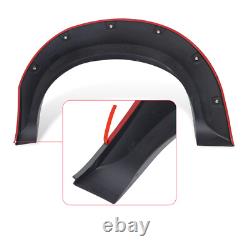 Kit d'extensions d'arceaux de roues larges noir pour Toyota Hilux Vigo 2005-2014 MK7
