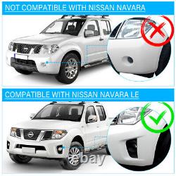 Kit d'extensions de passages de roues à larges évasements pour Nissan Navara LE 2008-2014