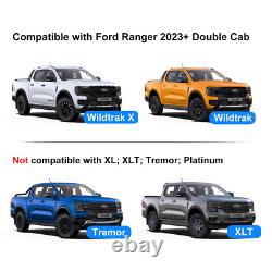 Kit de carrosserie à ailes larges de style Raptor pour Ford Ranger Wildtrak 2023-2025 4 portes