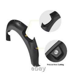 Kit de carrosserie avec ailes larges noires pour Ford Ranger T6 2012-2014 Double Cab